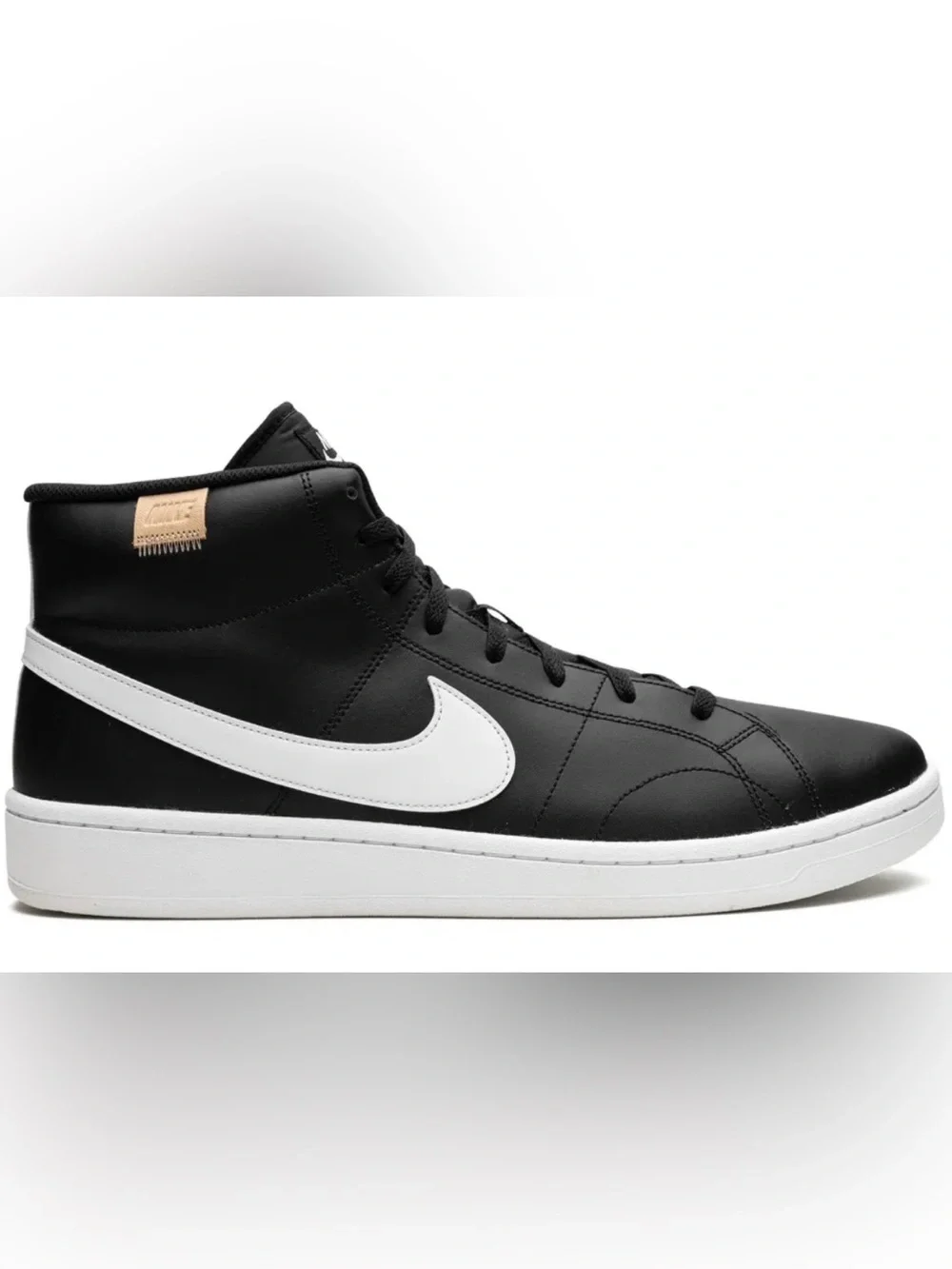 Nike Court Royale 2 Mid White Black Onyx  11.5M New